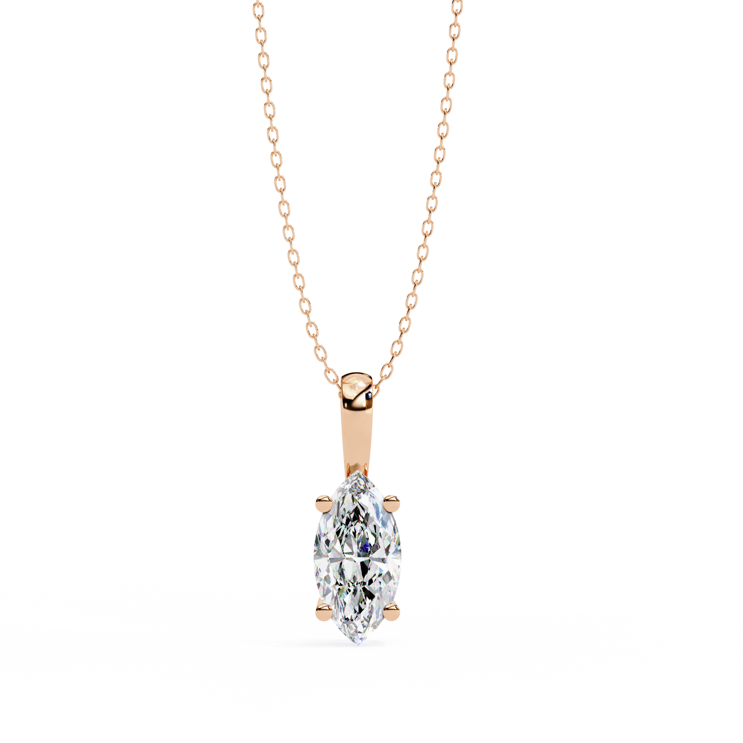 ivy marquise diamond pendant (chain sold separately)