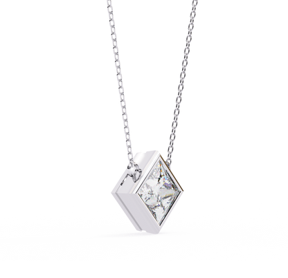 Aurora Princess Charm Diamond Pendant
