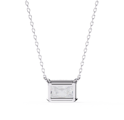 Pendentif diamant Floris céleste