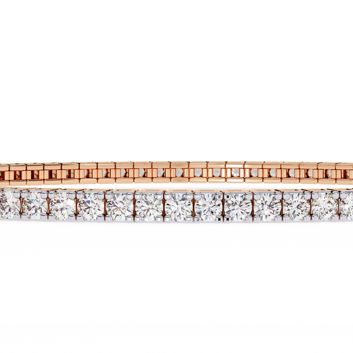 nexus round diamond bracelet