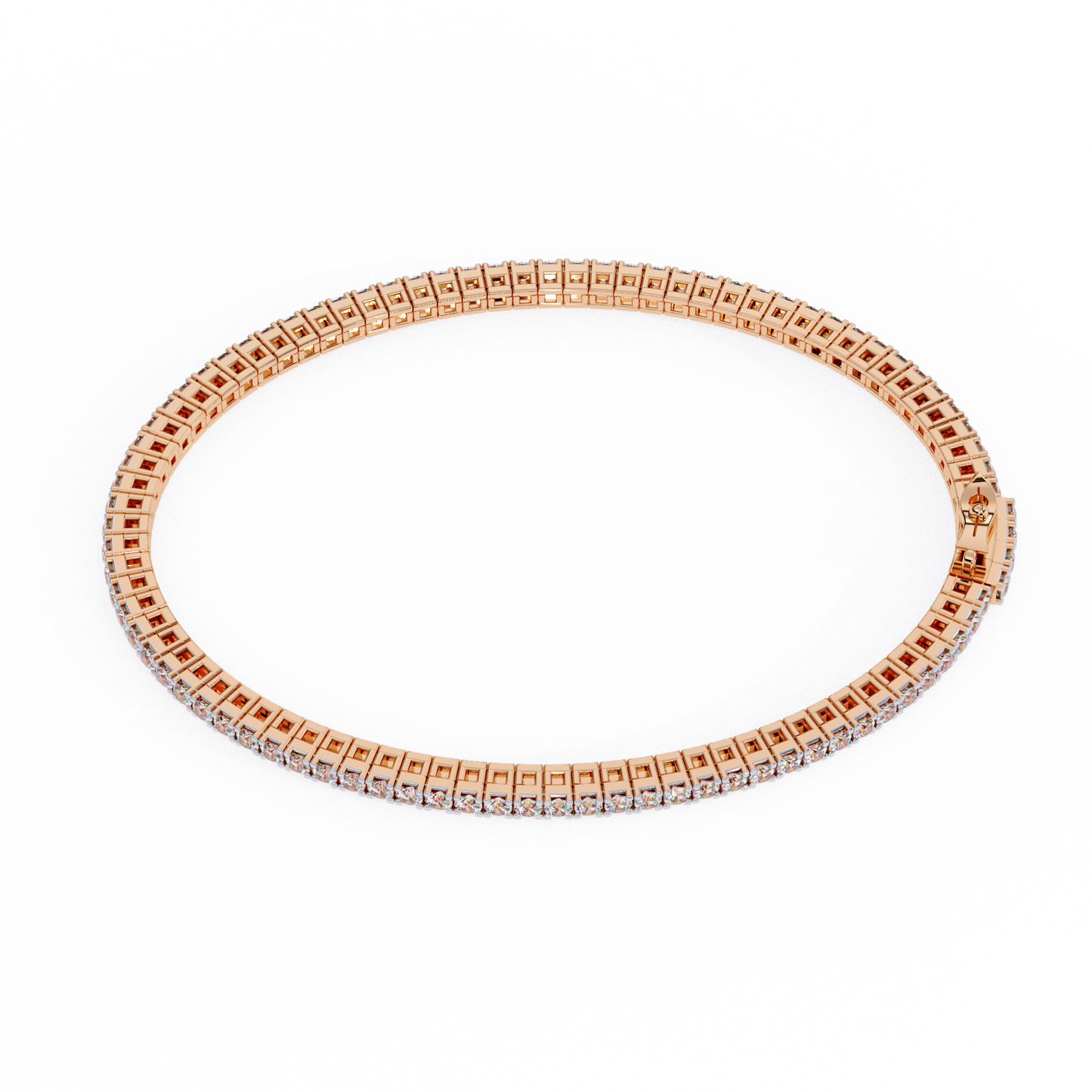 nexus round diamond bracelet