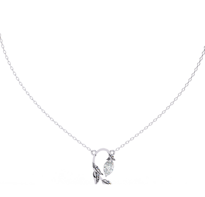 Bound Marquise Diamond Pendant