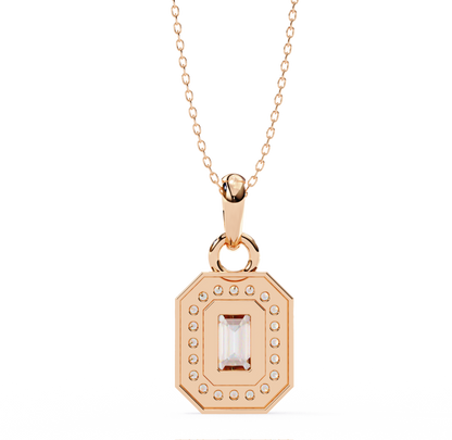 Aura Emerald Diamond Pendant (Chain Sold Separately)