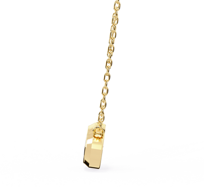 Pendentif diamant Floris céleste