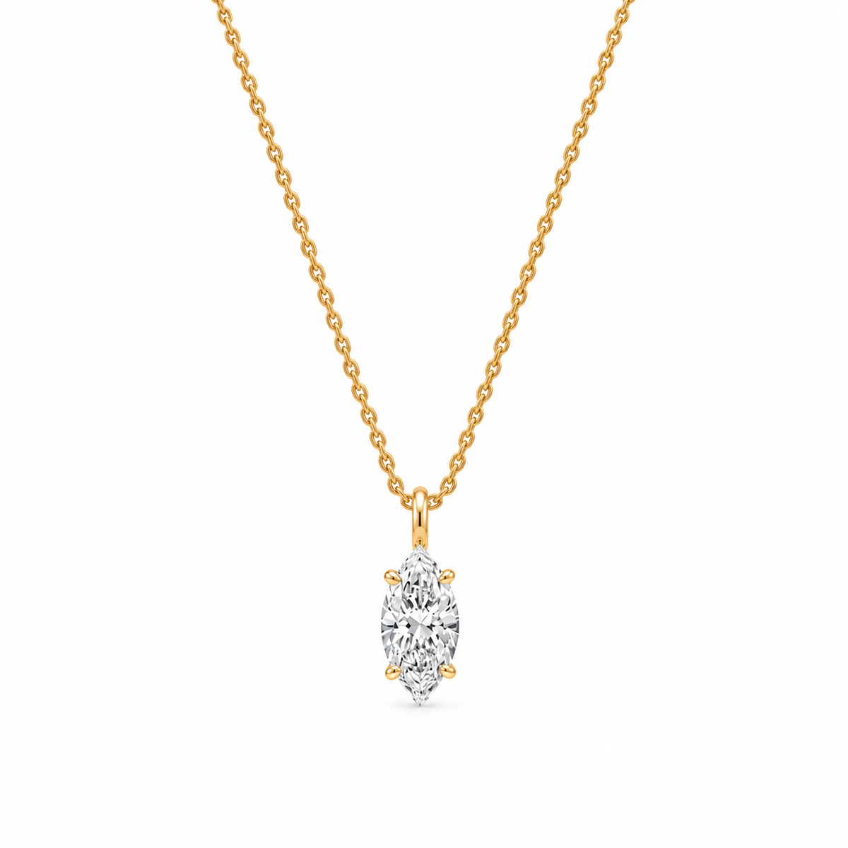 liberty 3 carat marquise diamond pendant (chain sold separately)