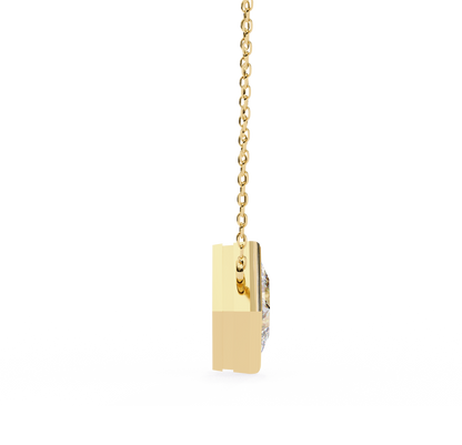Aurora Princess Charm Diamond Pendant