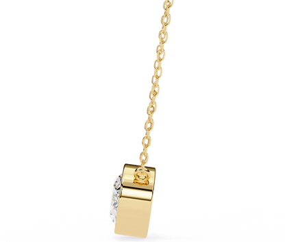 Pendentif diamant Floris céleste