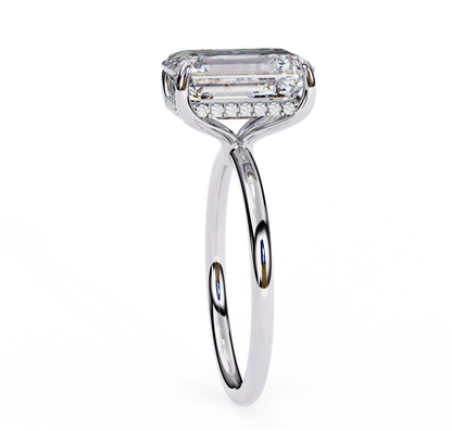 Moonlit Raidant Diamond Ring