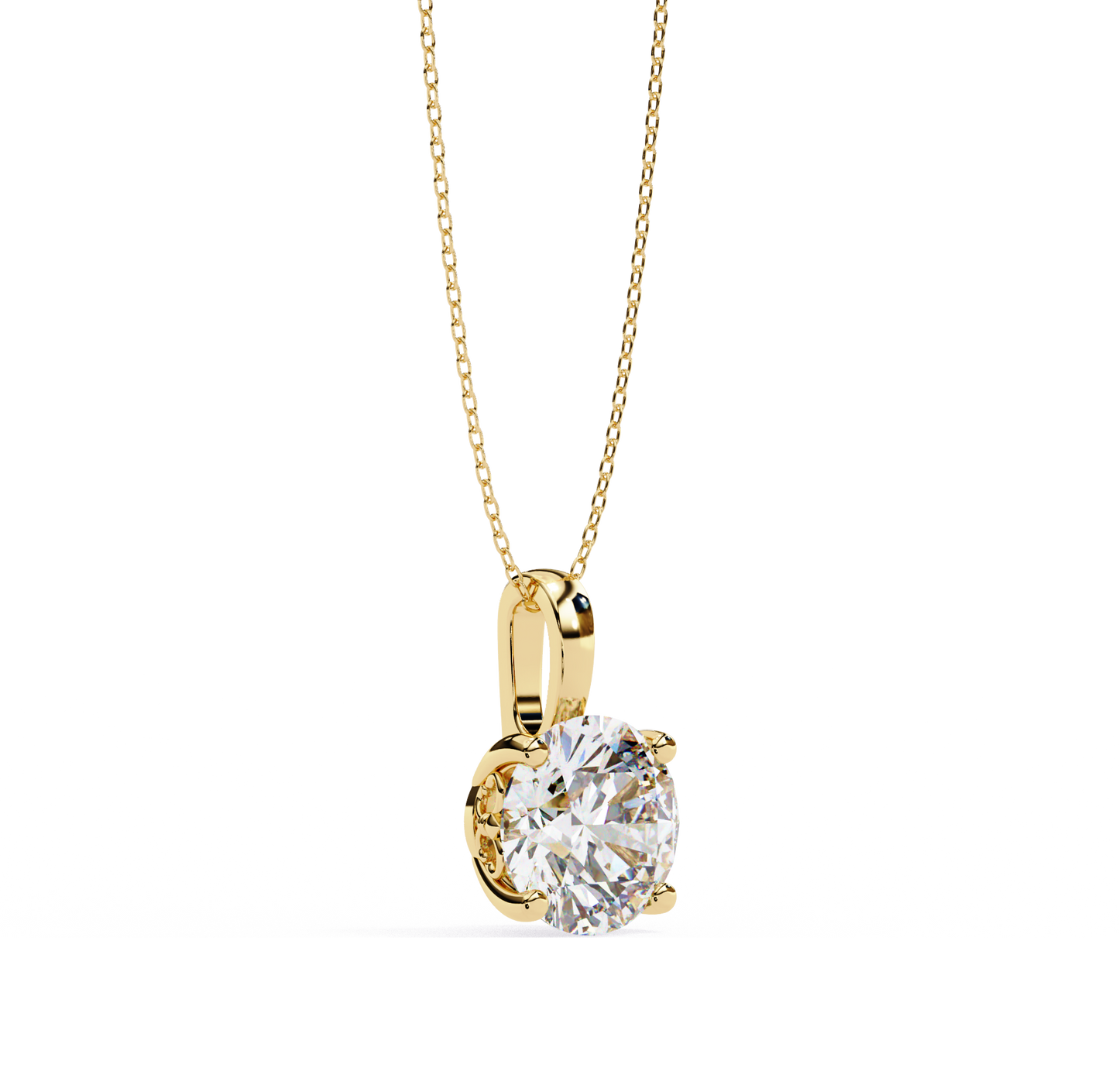 pendentif diamant floris céleste