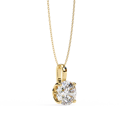 Pendentif diamant Floris céleste
