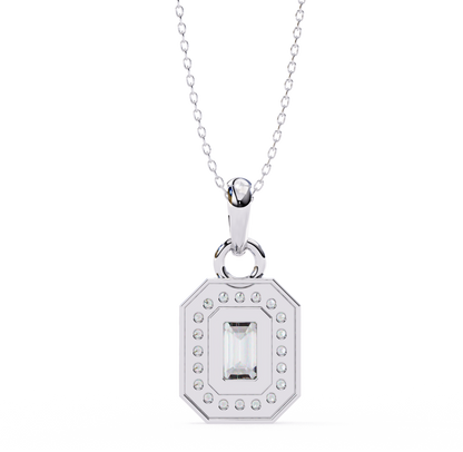 Aura Emerald Diamond Pendant (Chain Sold Separately)