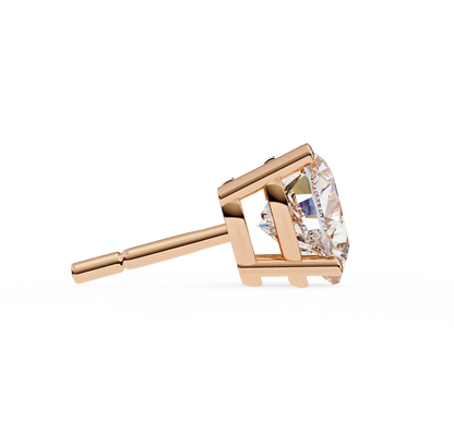 Boucles d'oreilles coeur diamant Elegance