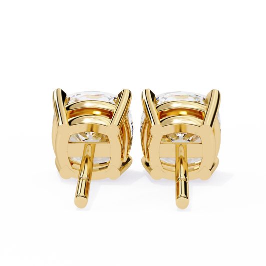 Luxe Cushion Diamond Earrings - Espira Gems