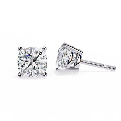 Luxe Cushion Diamond Earrings