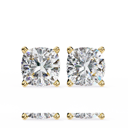 Luxe Cushion Diamond Earrings