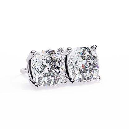 Luxe Cushion Diamond Earrings