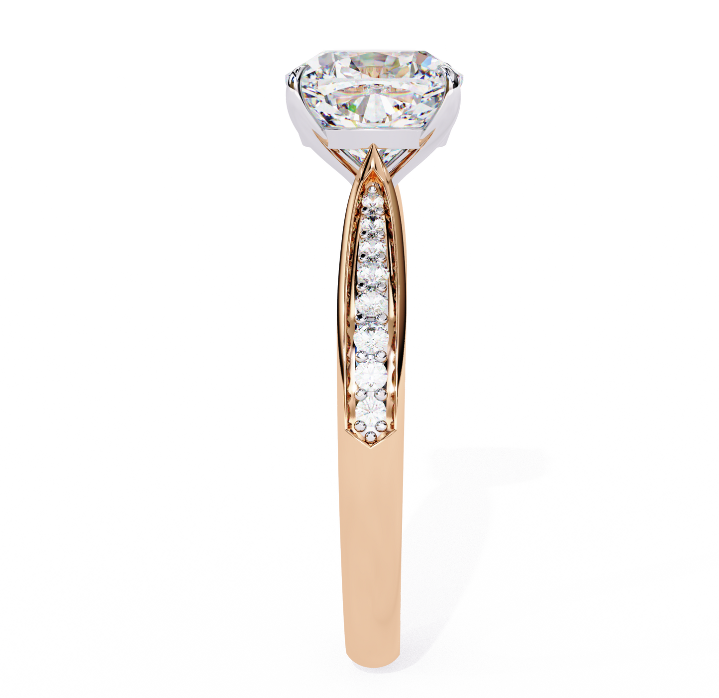 nobleza cushion diamond ring