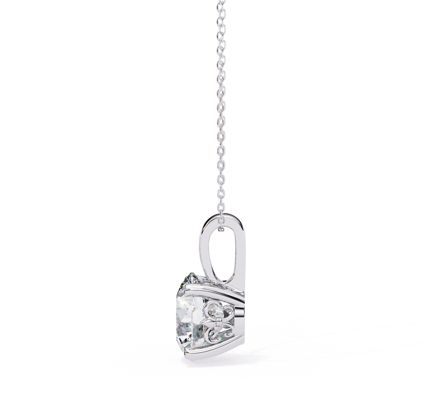 pendentif diamant floris céleste