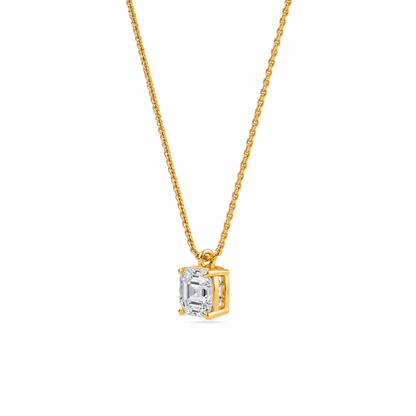 Liberty 1 Carat Asscher Diamond Pendant (Chain Sold Separately)