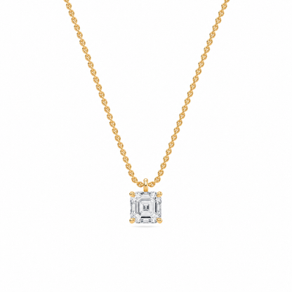 Liberty 1 Carat Asscher Diamond Pendant (Chain Sold Separately)