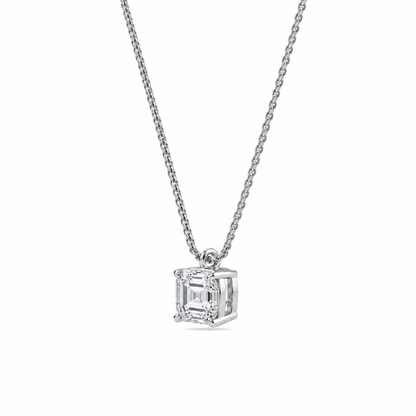Liberty 1 Carat Asscher Diamond Pendant (Chain Sold Separately)