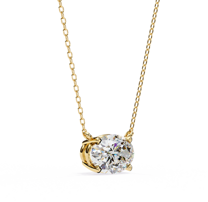 Pendentif diamant Floris céleste