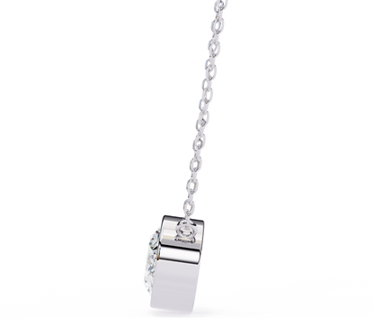 Pendentif diamant Floris céleste