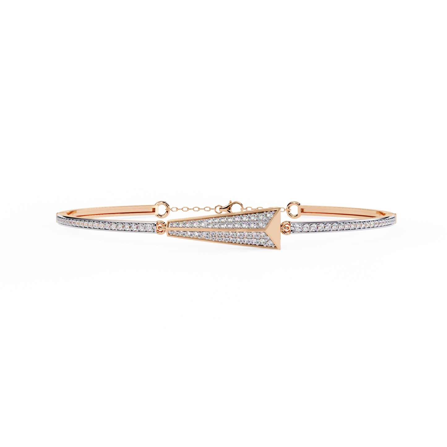twilight round diamond bracelet
