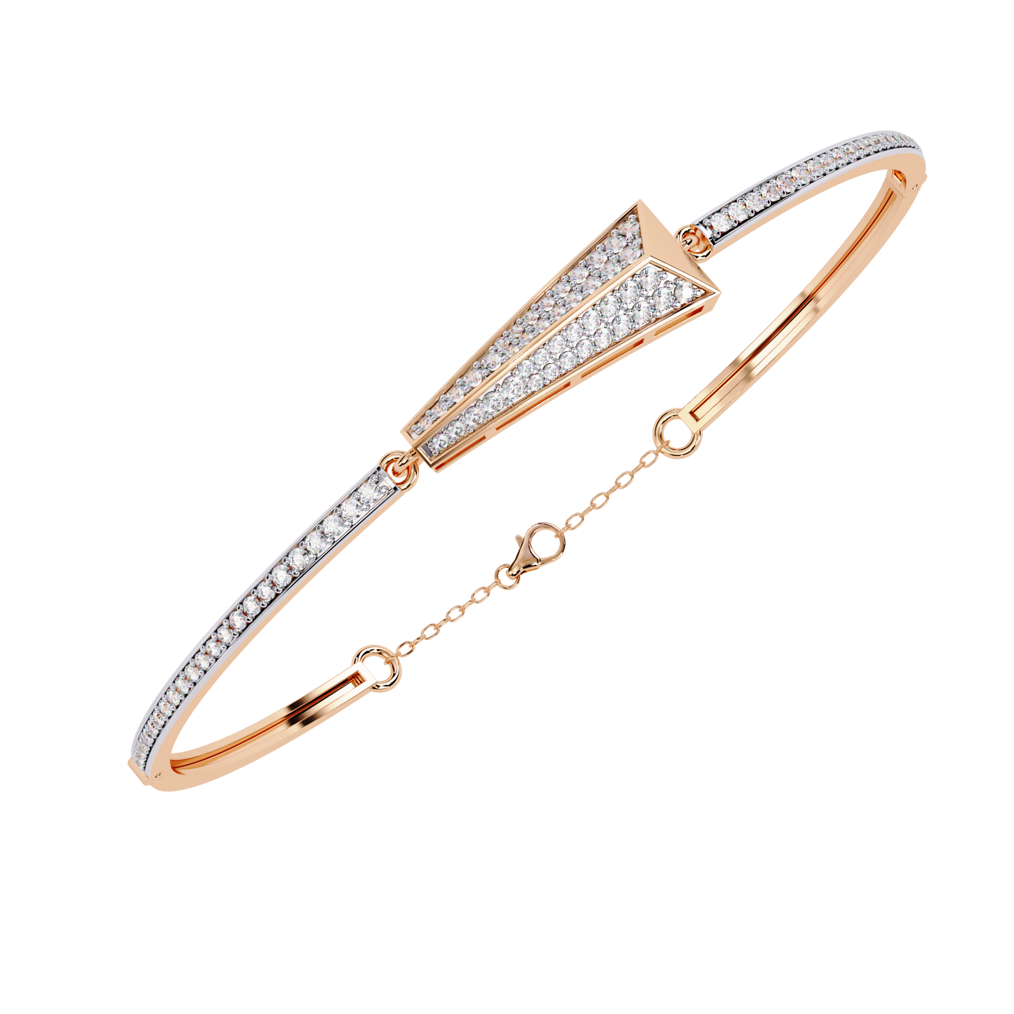 twilight round diamond bracelet