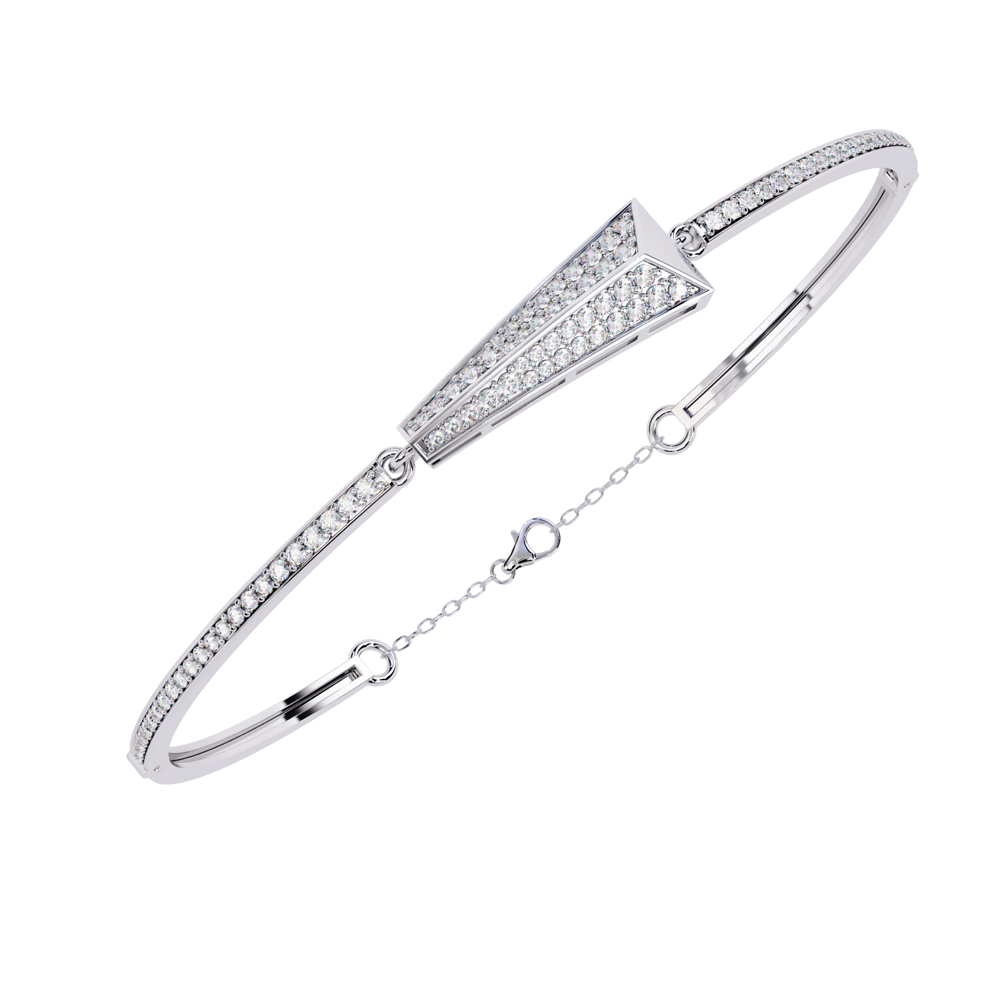 twilight round diamond bracelet