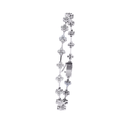 Stellar Circle Round Diamond Bracelet