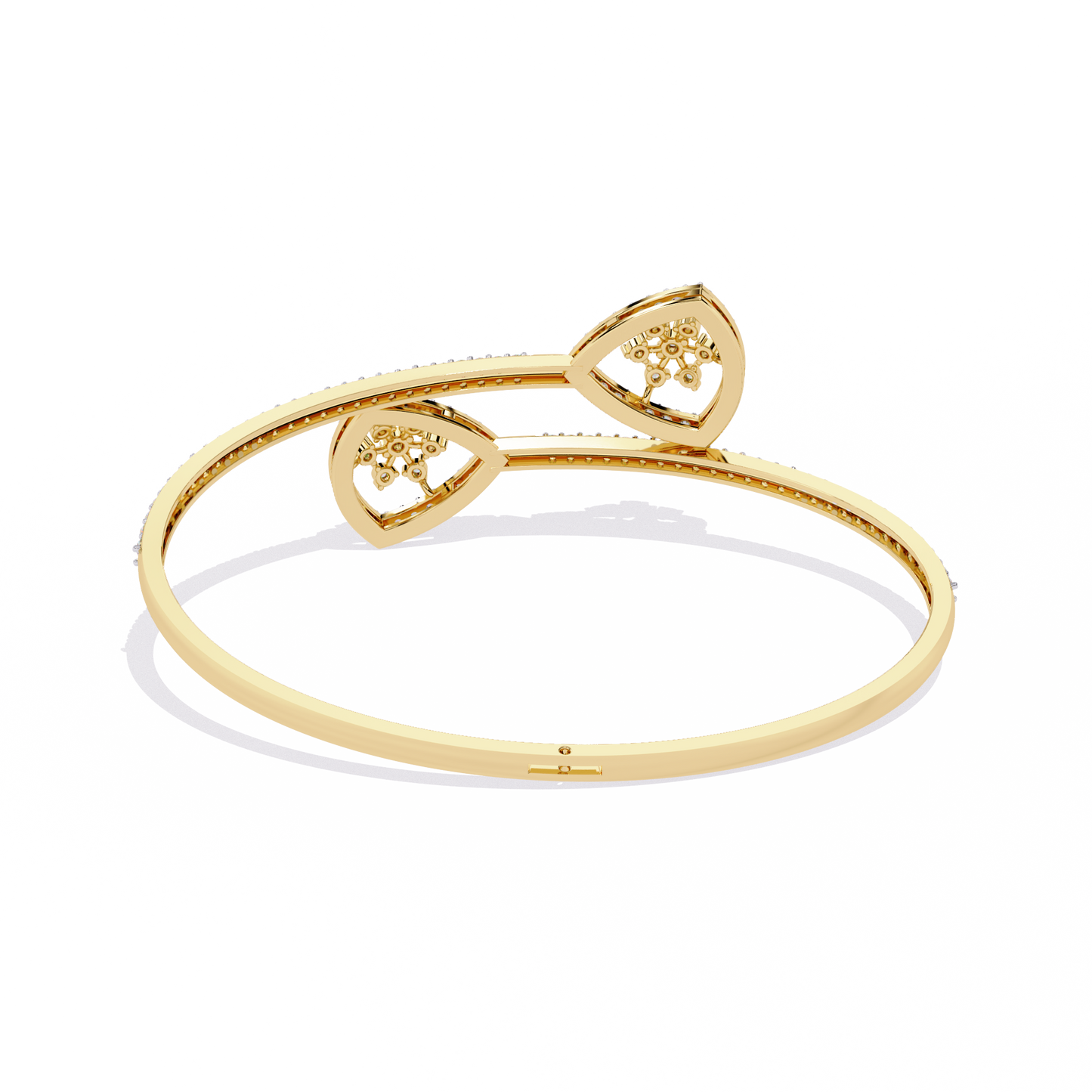 celestia curve diamond bracelet
