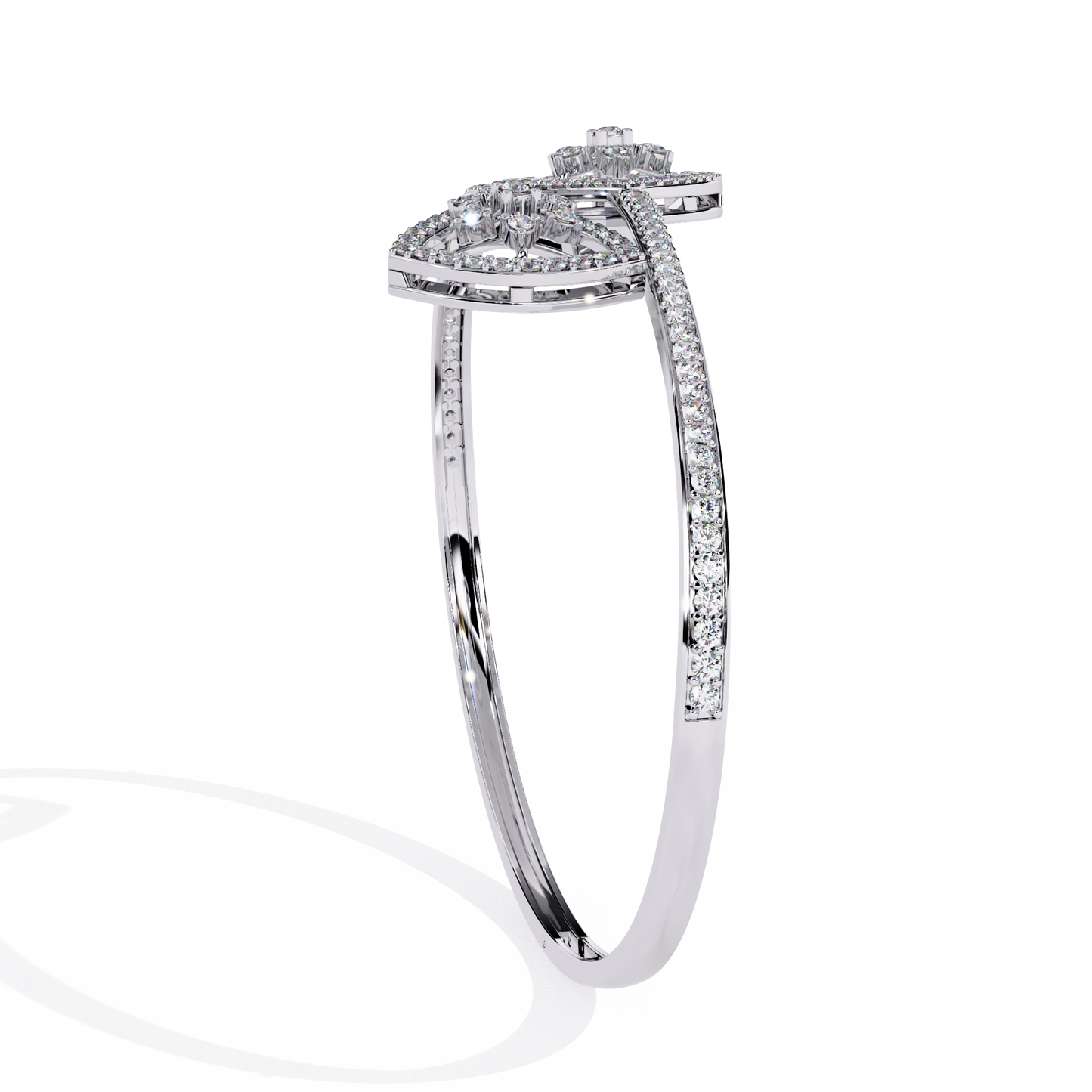 celestia curve diamond bracelet