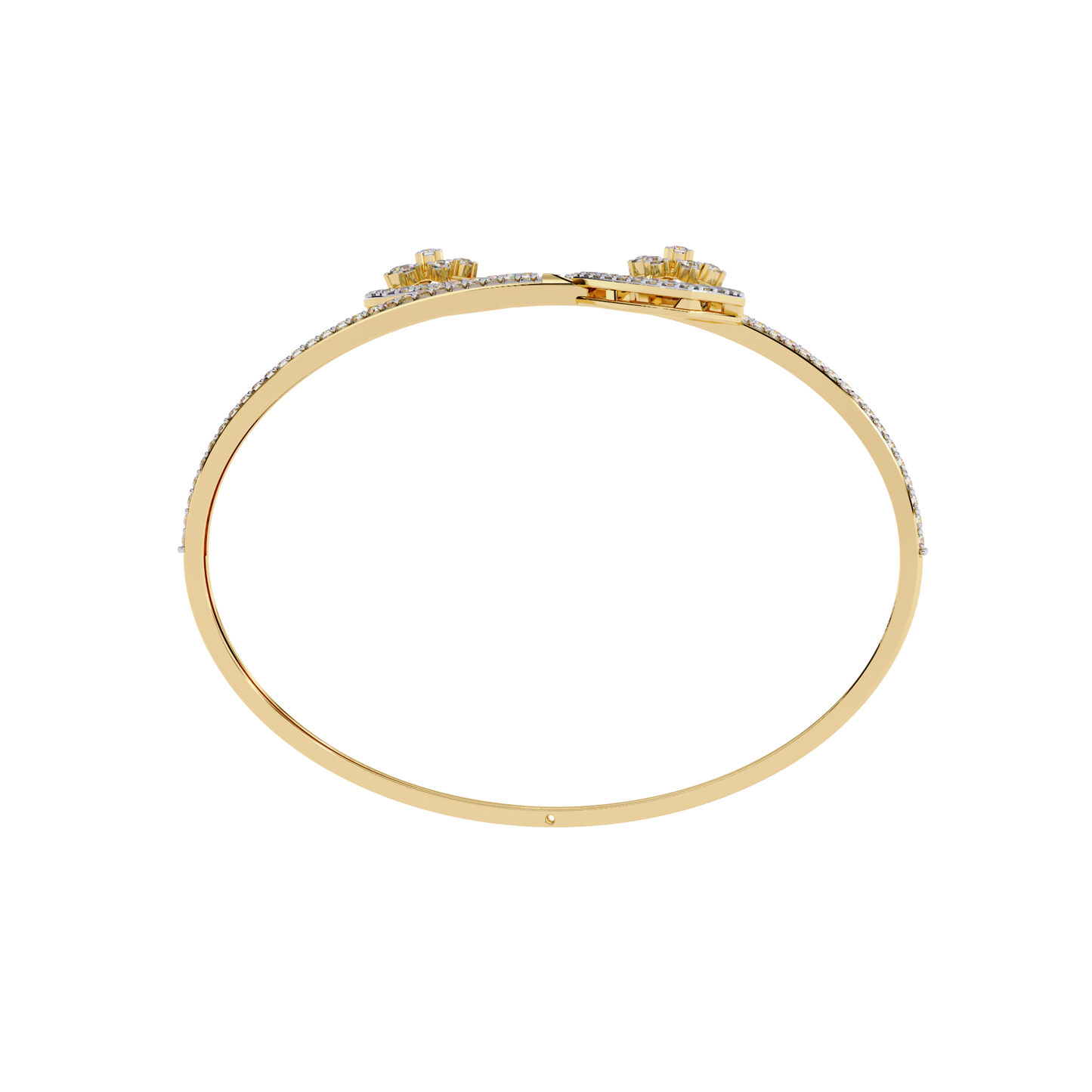 celestia curve diamond bracelet