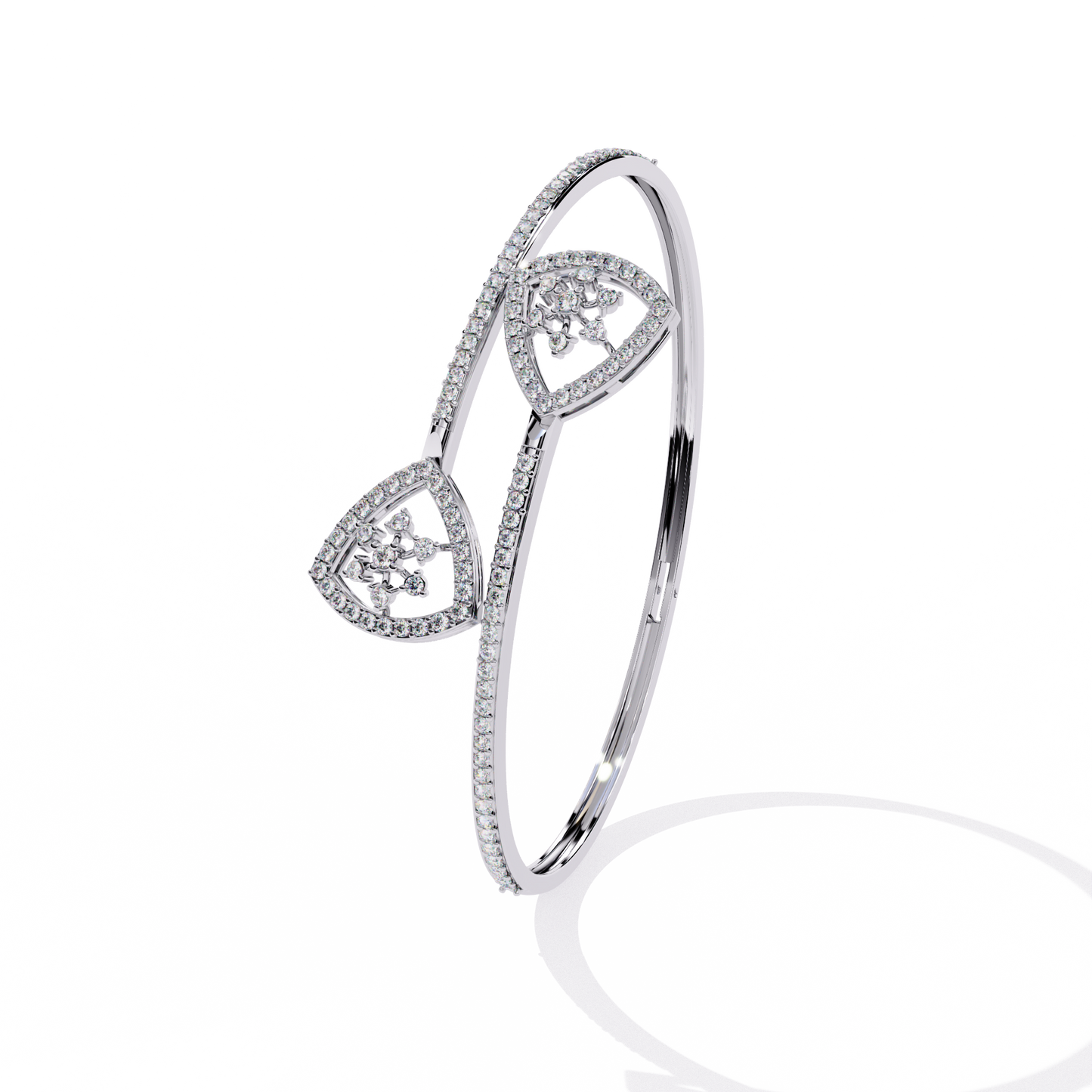 celestia curve diamond bracelet