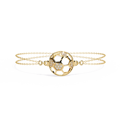 TrendyTether Round Diamond Bracelet