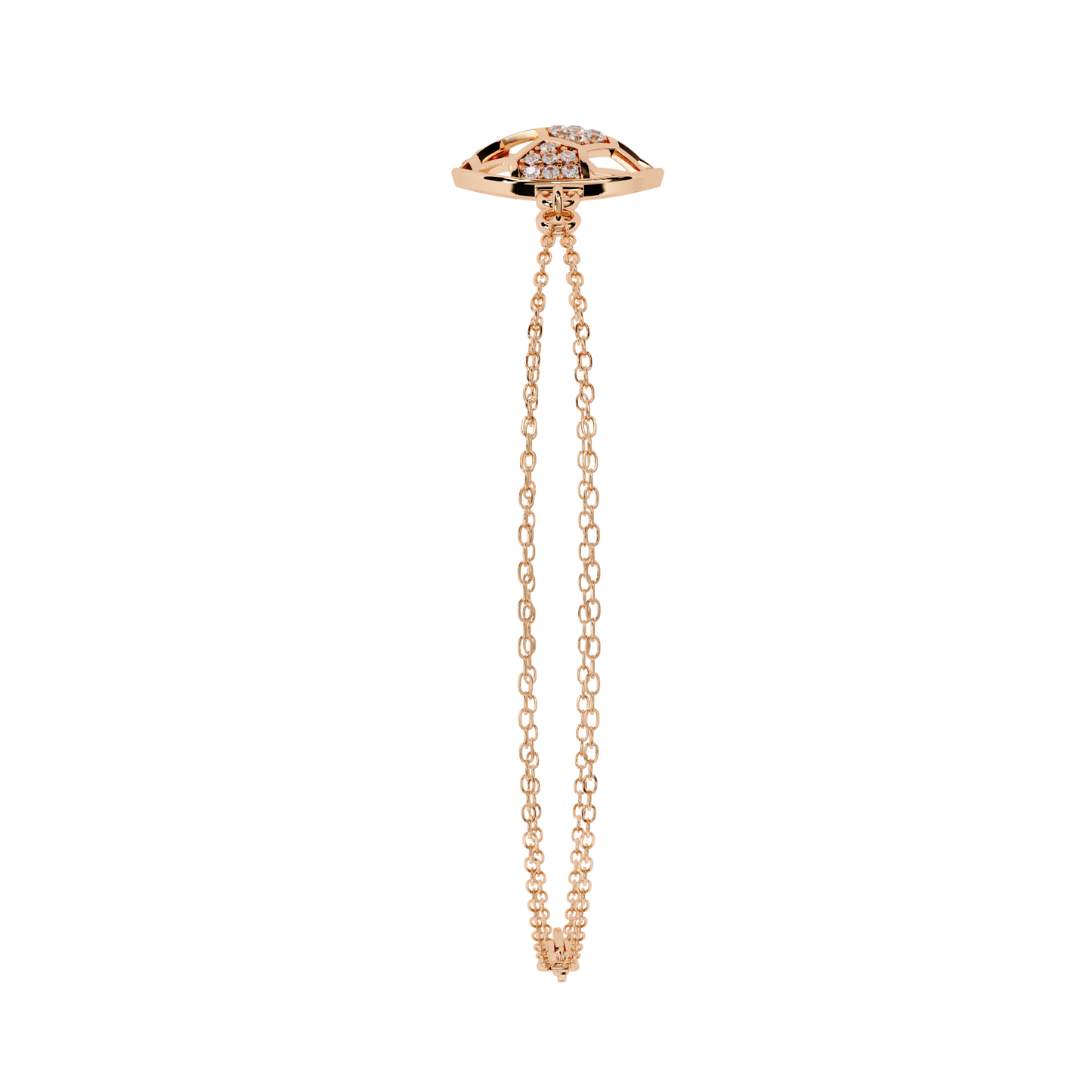trendytether round diamond bracelet