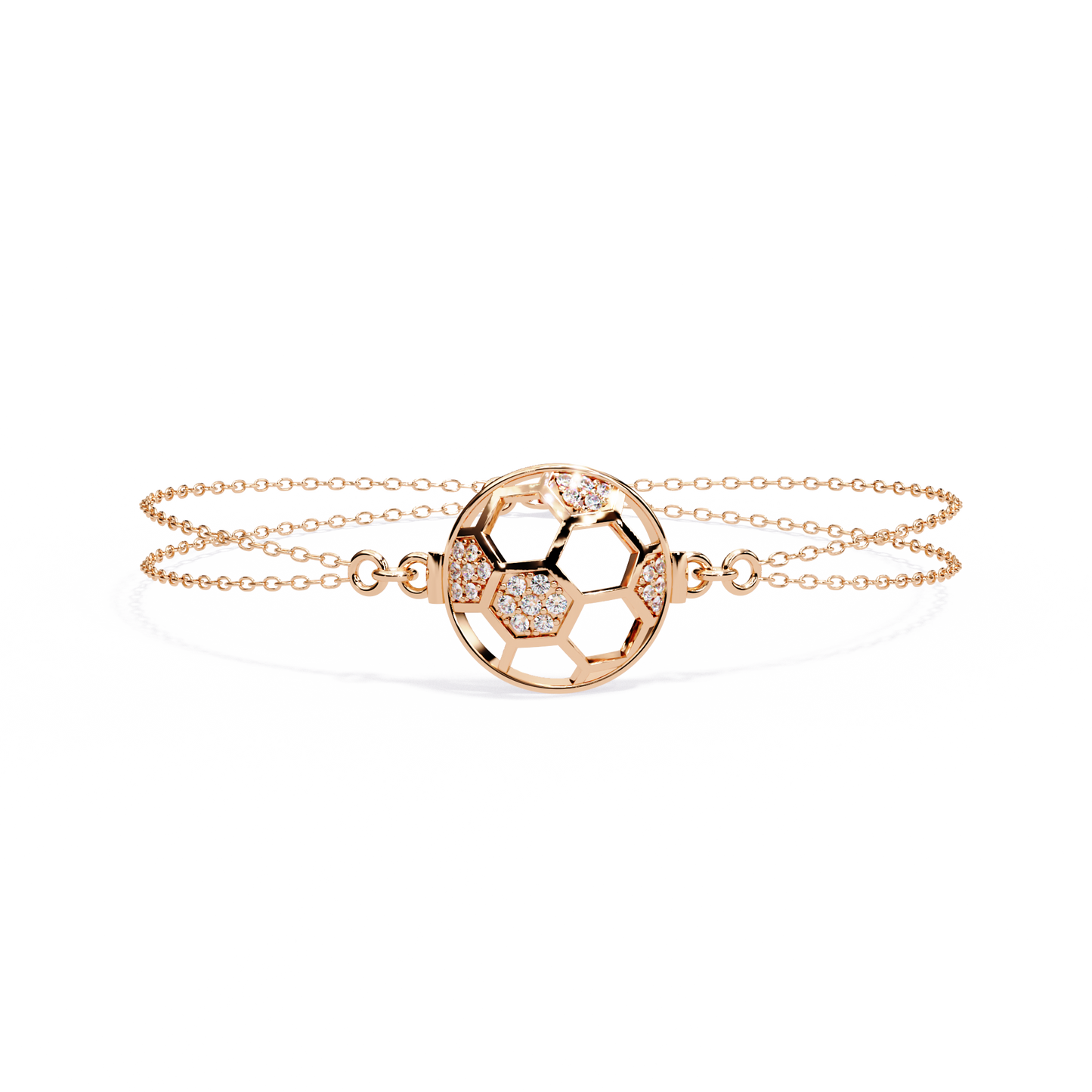 trendytether round diamond bracelet