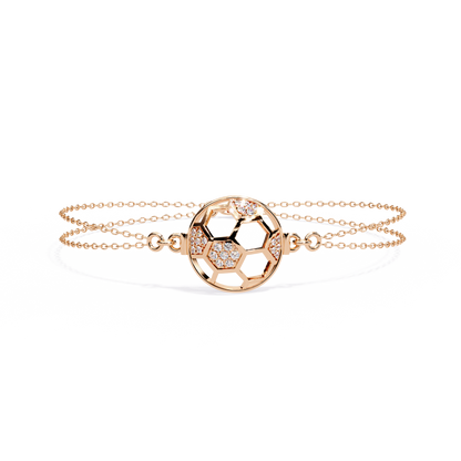 TrendyTether Round Diamond Bracelet