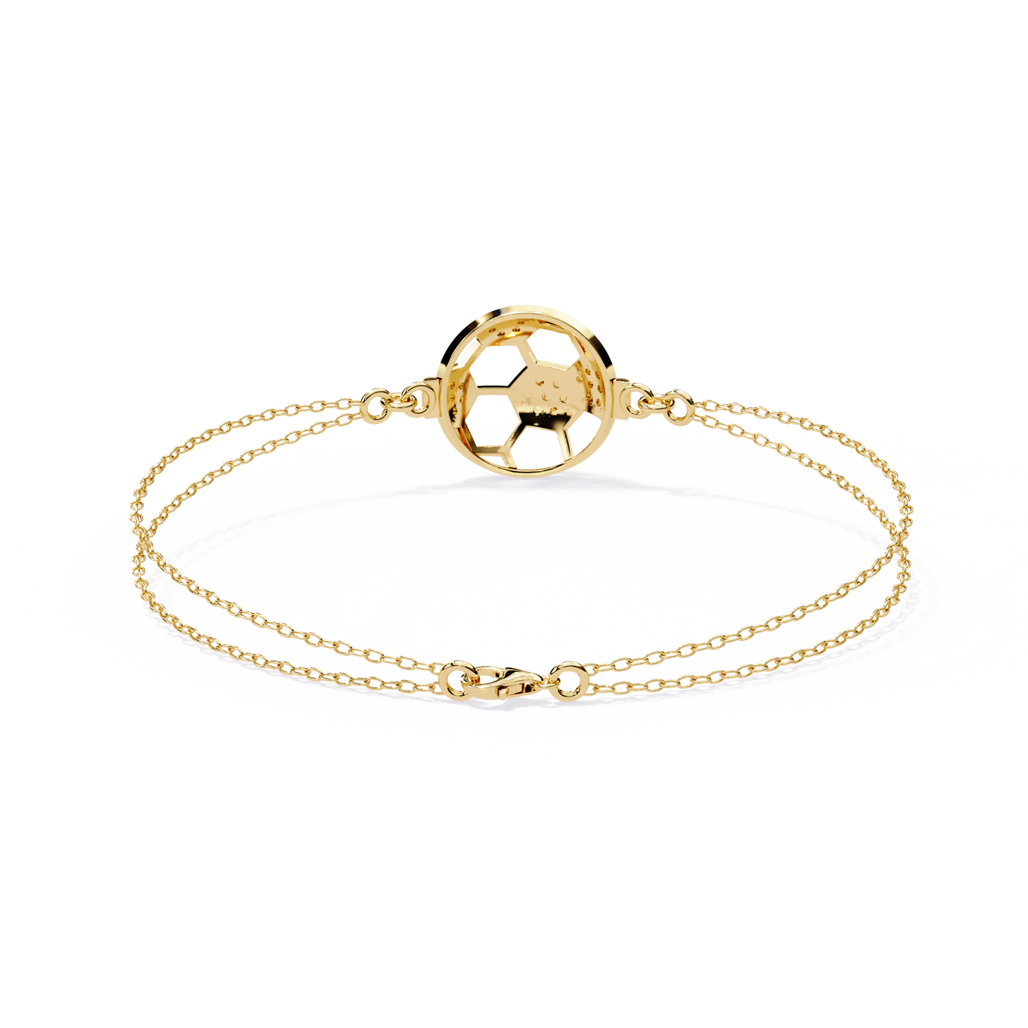 trendytether round diamond bracelet