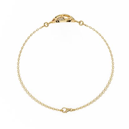 TrendyTether Round Diamond Bracelet