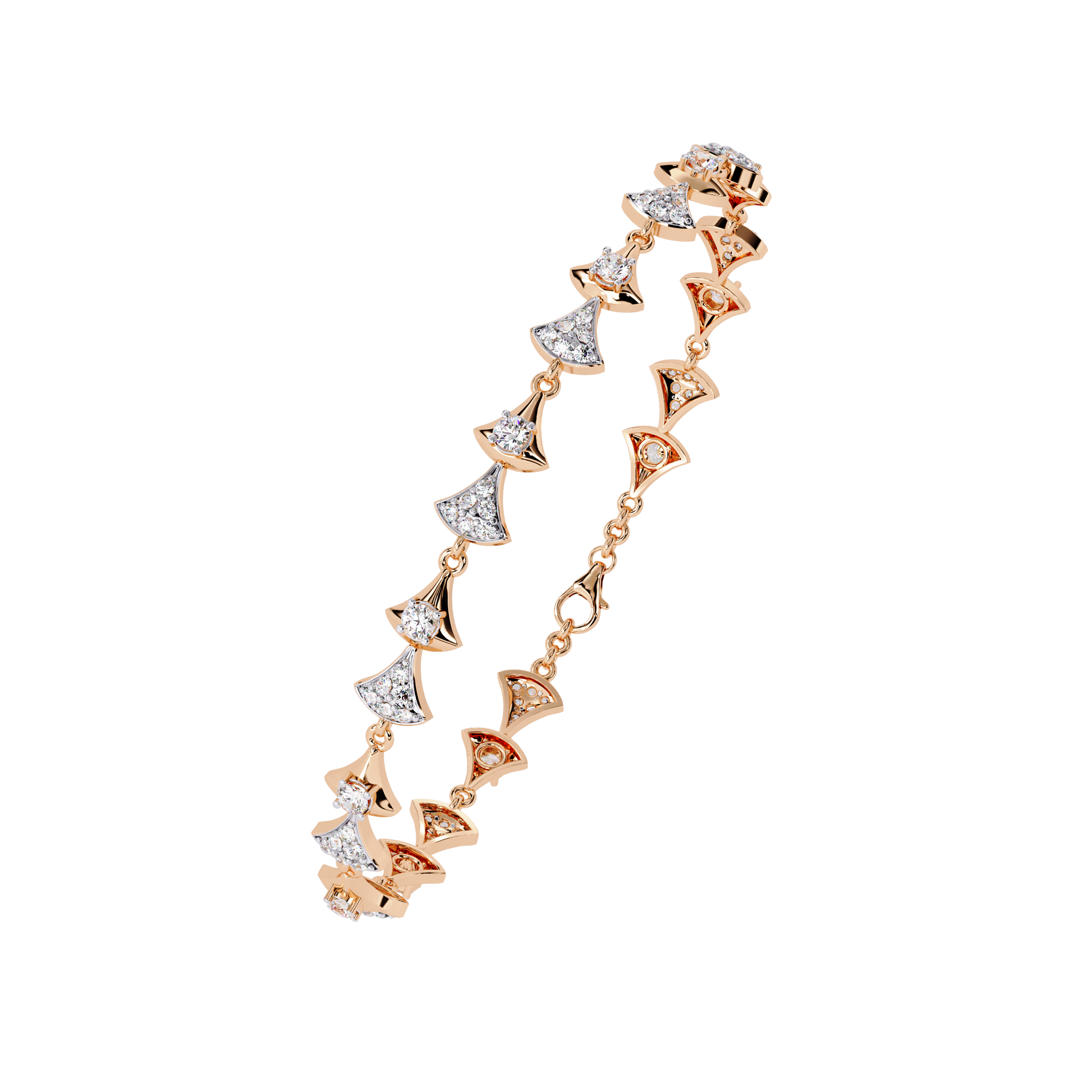 Elysia Round Diamond Bracelet - Espira Fine Gems