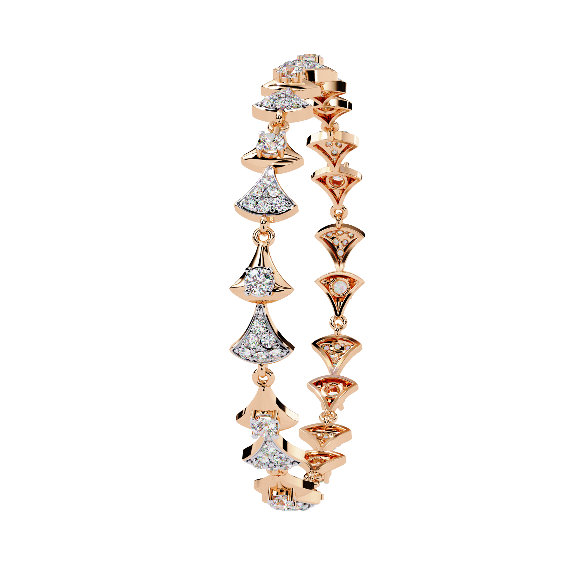 Elysia Round Diamond Bracelet - Espira Fine Gems