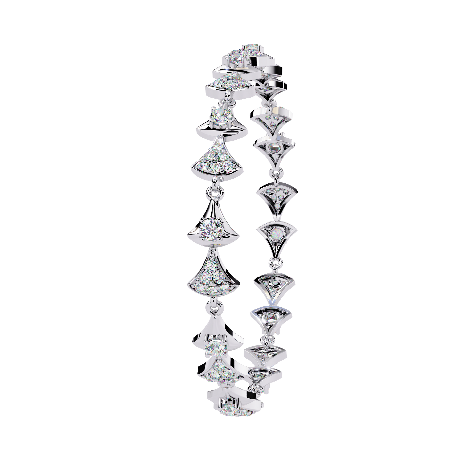 Elysia Round Diamond Bracelet - Espira Fine Gems