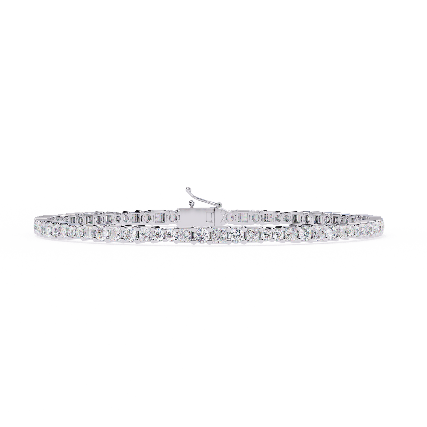 glimmerine round diamond bracelet