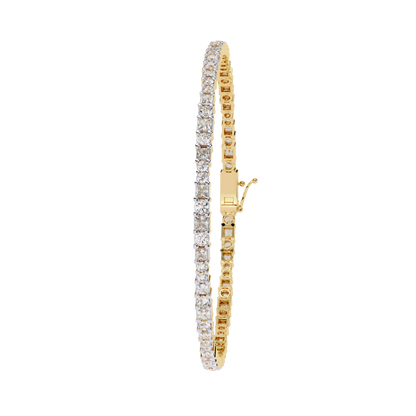 Glimmerine Round Diamond Bracelet