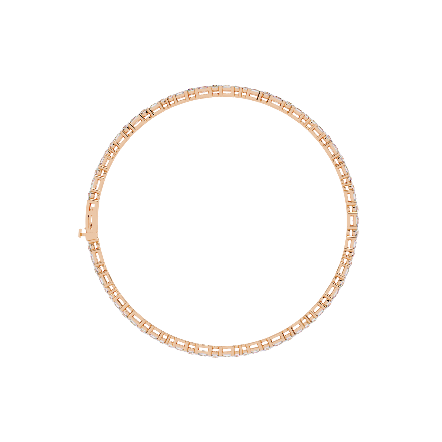 glimmerine round diamond bracelet