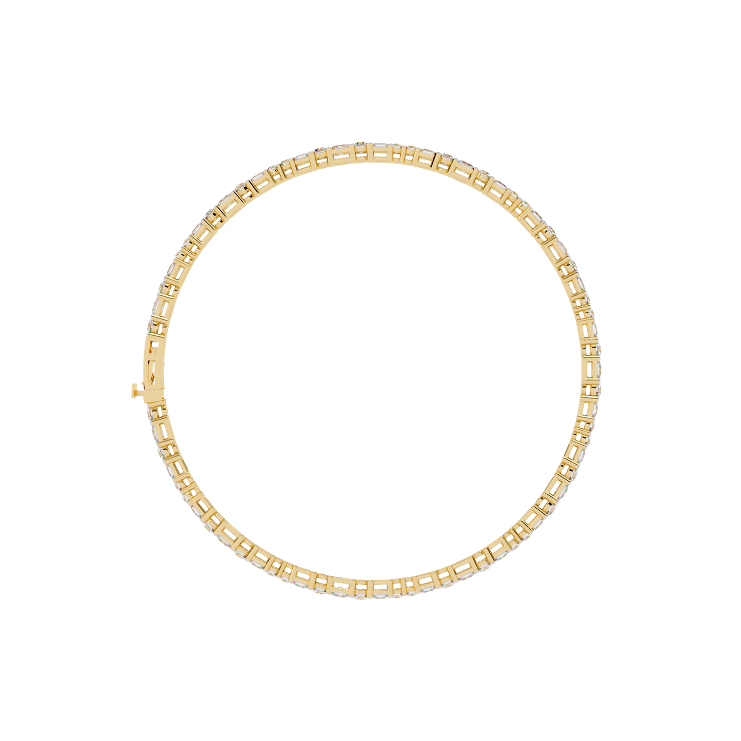 glimmerine round diamond bracelet