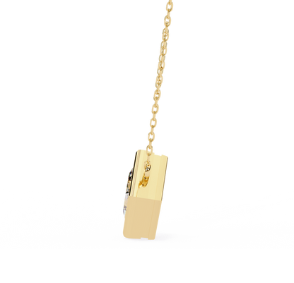 Aurora Princess Charm Diamond Pendant