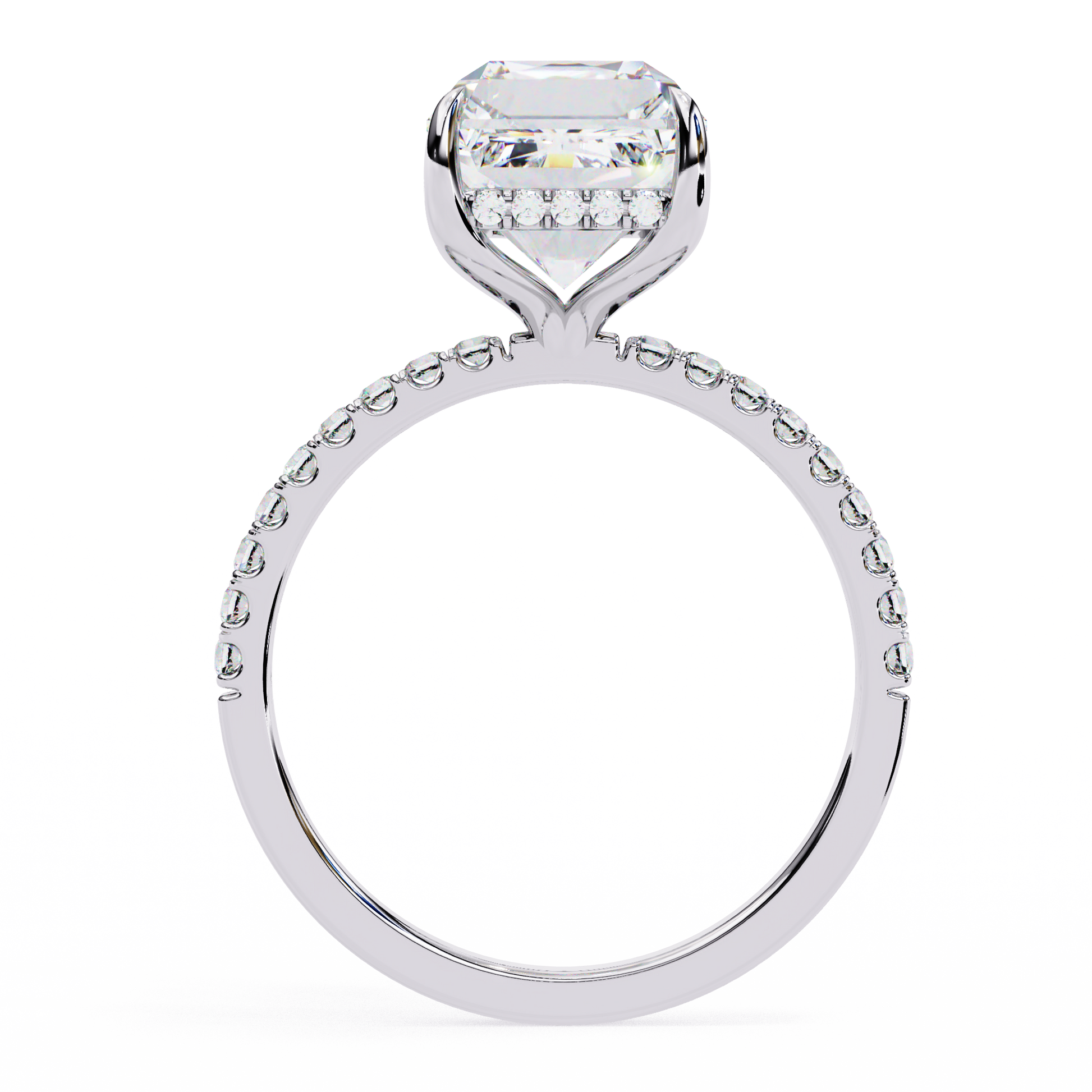 Paradise Emerald Diamond Ring - Espira Gems